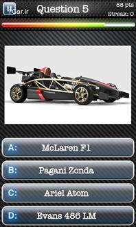 معرفی بازی Car Quiz Game